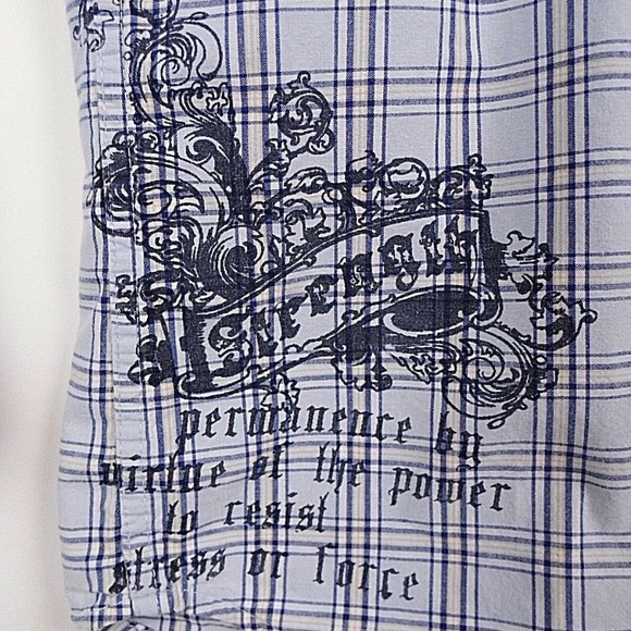 Mass Effect Men’s Button Up Long Sleeve Shirt  J19 - Picture 5 of 5